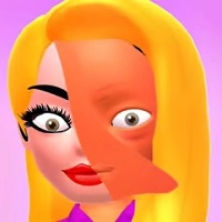 Teenager-Mädchen Make-Up Entfernen 3D